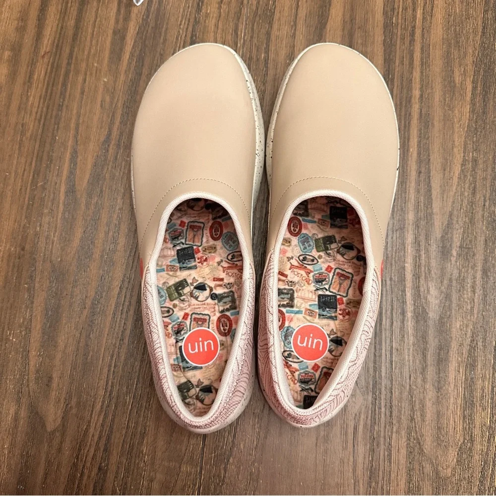 UIN Cork Yellow Mojacar II Men’s Casual Comfort Slip On Shoes Size 10.5